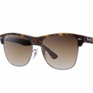Ray-Ban Clubmaster Oversized Tortoise Sunglasses